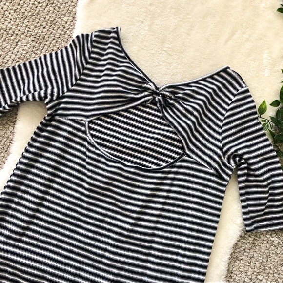 Free People Frenchie Striped Tee Dress - Picture 5 of 8